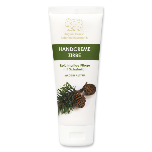 Pflegeset Zirbe Handcreme 75ml und Schafmilcheife Zirbe