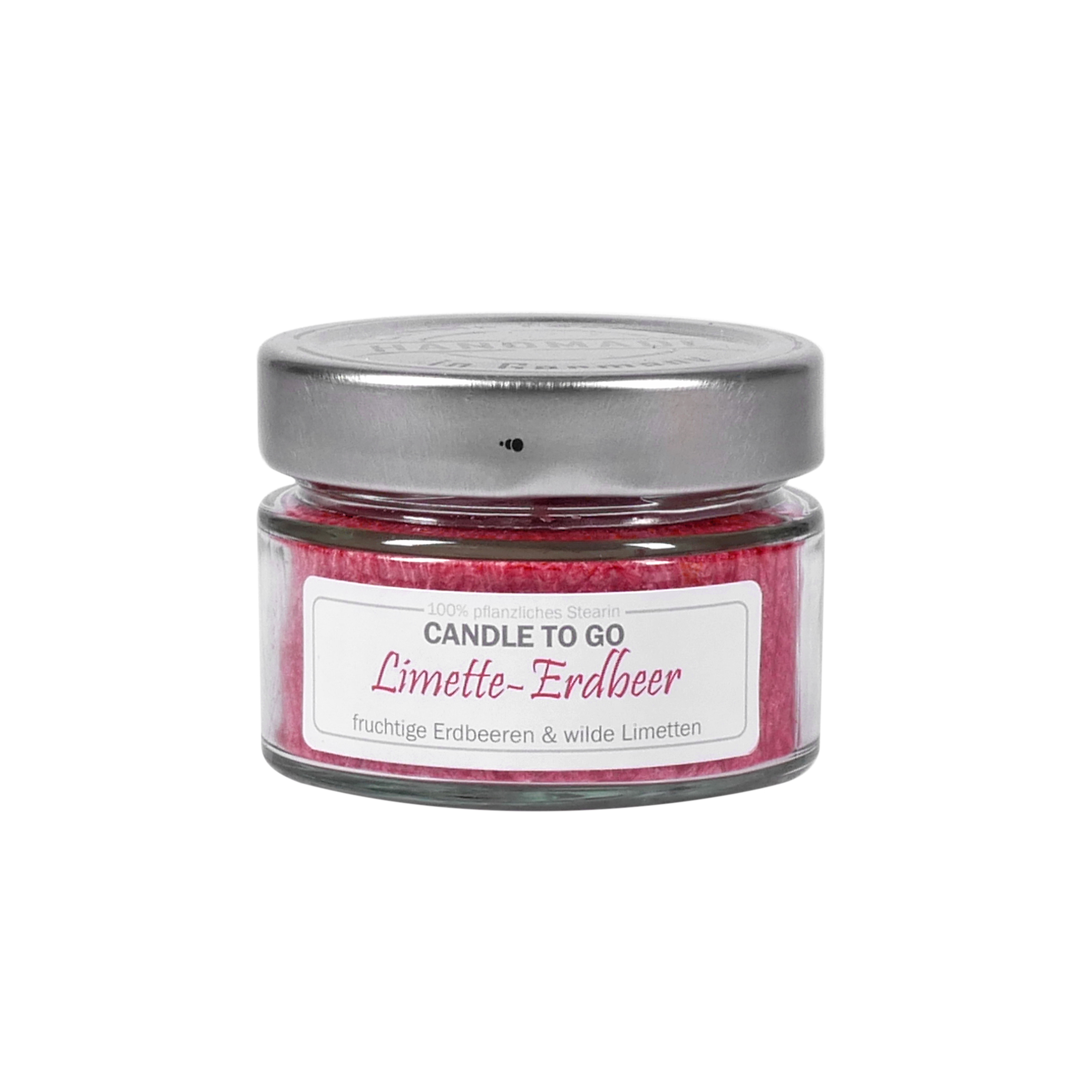 Candle to go Limette-Erdbeer