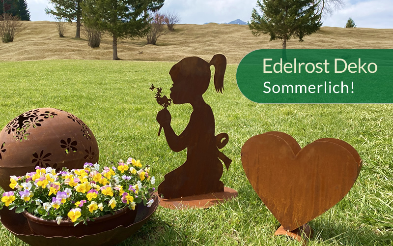 Edelrost Deko
