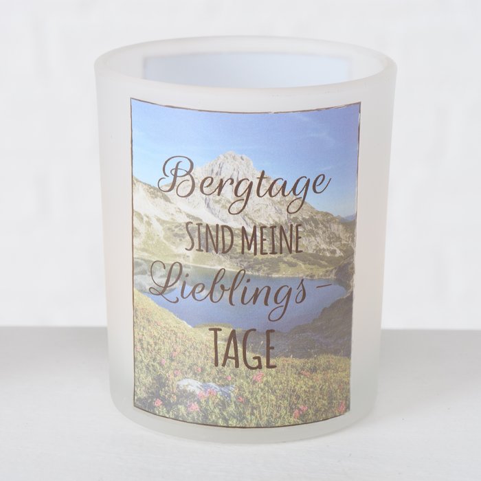 Windlicht Bergtage sind meine Lieblingstage