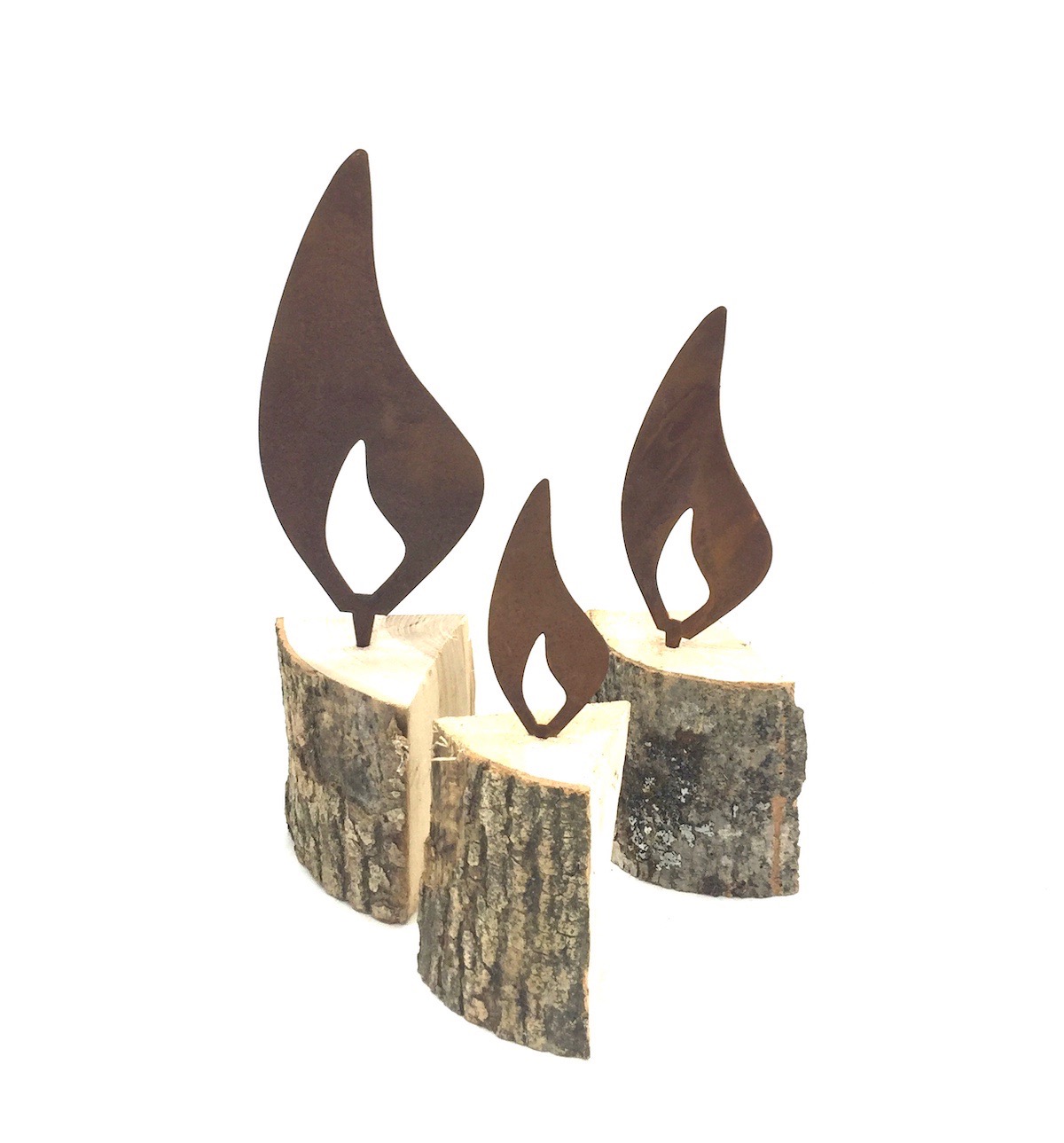 Flamme zum Einschlagen 30cm